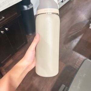 Owala Beige Water Bottle